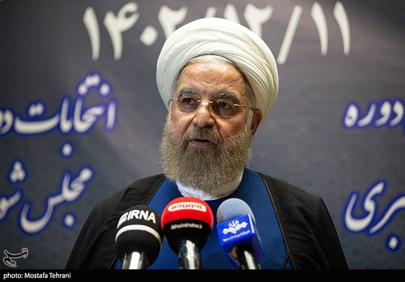حسن روحانی: هاشمی رفسنجانی همیشه توصیه می‌کرد از صحنه پیشرفت و حل مشکلات جا نزنیم
