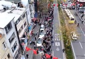 İstanbul&apos;da Filistin&apos;e destek yürüyüşü