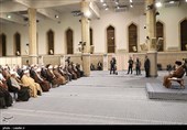 دیدار دست‌اندرکاران کنگره بین‌المللی علامه طباطبایی با رهبر معظم انقلاب
