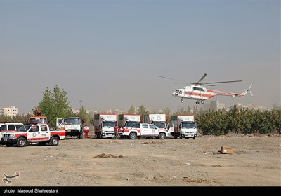 مانور تمرین اسکان اضطراری کلانشهر تهران