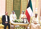 تقدیم استوارنامه سفیر ایران به ولیعهد کویت