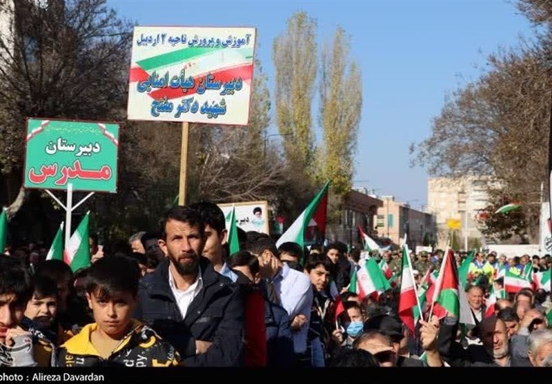 تجمع مردم سراسر آذربایجان‌غربی در حمایت از مردم مظلوم فلسطین/ طنین فریاد مرگ بر آمریکا + فیلم