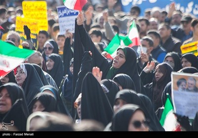 راهپیمایی مردم سراسر کشور در حمایت از کودکان و زنان مظلوم غزه - کرمانشاه 