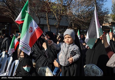 مسيرات حاشدة في المدن الإيرانية نصرة لأطفال ونساء غزة