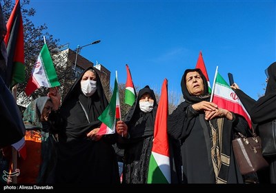 اجتماع حمایت از مردم غزه -اردبیل 