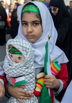 راهپیمایی مردم سراسر کشور در حمایت از کودکان و زنان مظلوم غزه -اهواز