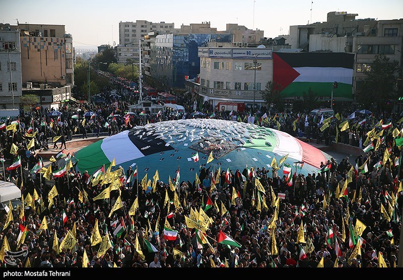 Tahran&apos;da Filistin&apos;e Destek Gösterisi Düzenleniyor