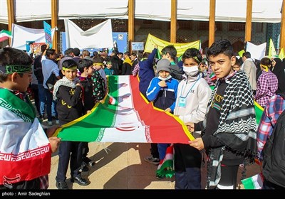 اجتماع حمایت از مردم غزه - شیراز