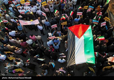 اجتماع حمایت از مردم غزه - بندرعباس 