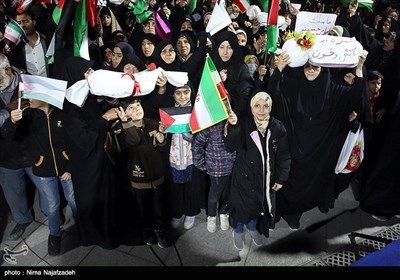 اجتماع حمایت از مردم غزه - مشهد