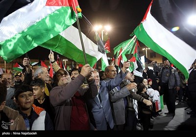 اجتماع بزرگ مردم مشهد در حمایت از کودکان غزه