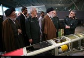 بازدید رهبر معظم انقلاب از نمایشگاه دستاوردهای نیروی هوافضای سپاه پاسداران