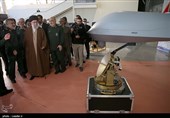 بازدید رهبر معظم انقلاب از نمایشگاه دستاوردهای نیروی هوافضای سپاه پاسداران