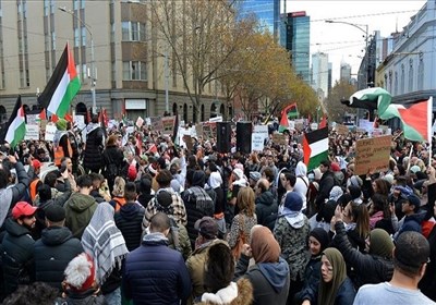 الآلاف یتظاهرون فی استرالیا دعما لفلسطین