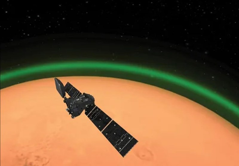 Mars&apos; Green-Glowing Atmosphere Observed for First Time