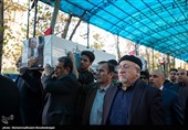 تشییع پیکر محمد علی اسلامی نُدوشن