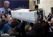 تشییع پیکر محمد علی اسلامی نُدوشن