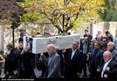 تشییع پیکر محمد علی اسلامی نُدوشن