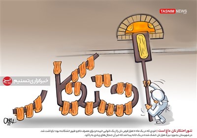 کاریکاتور/ تنور احتکار نان داغ است