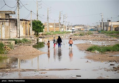 بارش باران و آبگرفتگی در اهواز