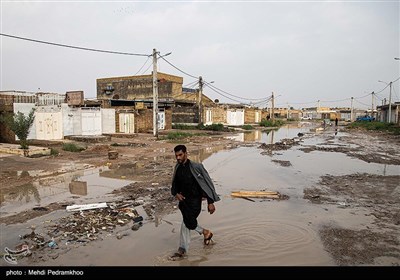 بارش باران و آبگرفتگی در اهواز