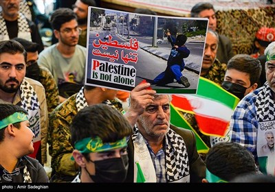رزمایش اقتدار بسیجیان در حمایت از مردم مظلوم غزه - شیراز 