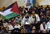 رزمایش اقتدار بسیجیان در حمایت از مردم مظلوم غزه -همدان