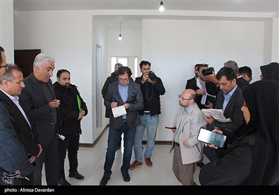 بازدید خبرنگاران اردبیل از پروژه های مسکن ملی