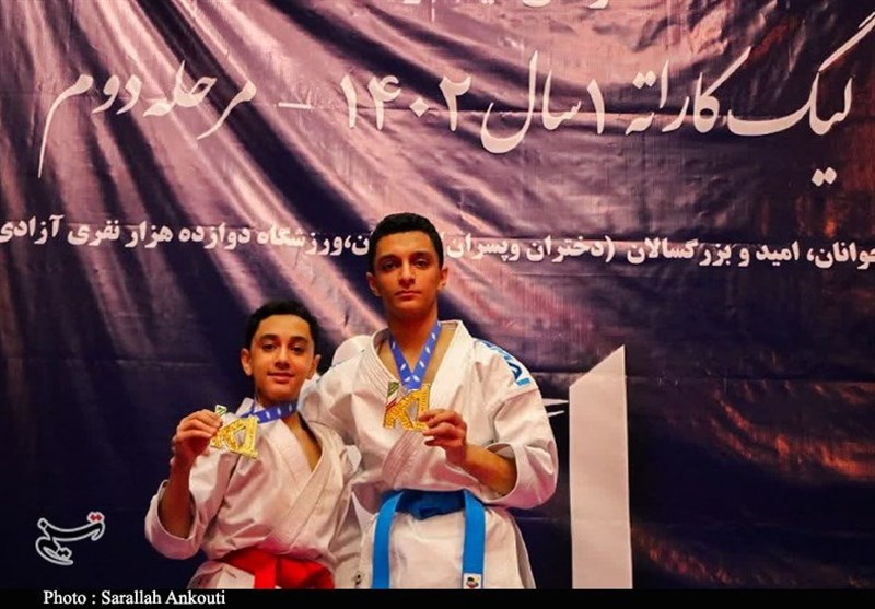 2 مدالی کاتاروهای کرمانی در ‌لیگ کاراته وان ایران