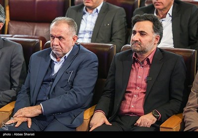  روح‌الله دهقانی فیروزآبادی معاون علمی و فناوری رئیس جمهور در مراسم روز ملی نوآوری و فناوری ایران ساخت 