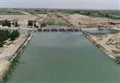 رهاسازی آب سد رودشتین به سمت تالاب گاوخونی