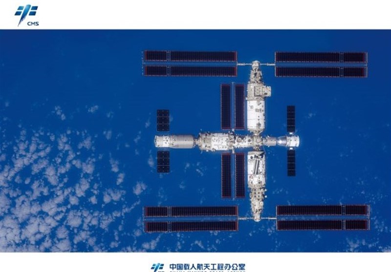 نخستین تصاویر با وضوح بالا از  ایستگاه فضایی چین  منتشر شد