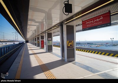 افتتاح مترو پرند توسط رئیس جمهور