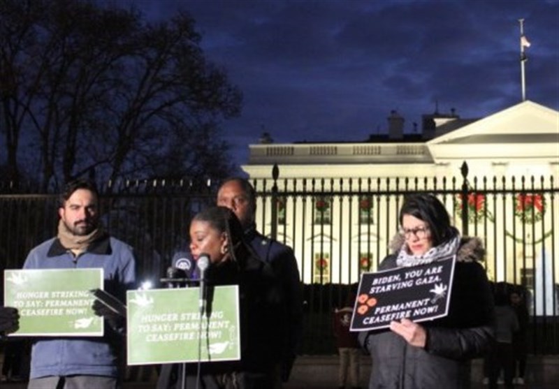 US Lawmakers Attend Vigil Calling for Ceasefire in Gaza
