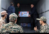 آئین استقبال از پیکر 8 شهید مدافع حرم - مشهد- عکس خبری تسنیم