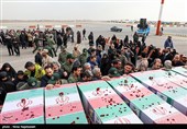 آئین استقبال از پیکر 8 شهید مدافع حرم - مشهد- عکس خبری تسنیم