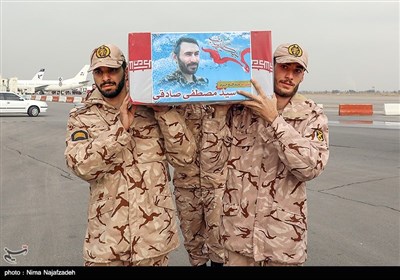 آئین استقبال از پیکر 8 شهید مدافع حرم - مشهد