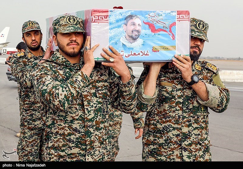 آئین استقبال از پیکر 8 شهید مدافع حرم - مشهد- عکس خبری تسنیم