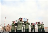 آئین استقبال از پیکر 8 شهید مدافع حرم - مشهد- عکس خبری تسنیم
