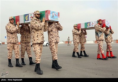 آئین استقبال از پیکر 8 شهید مدافع حرم - مشهد