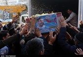 تشییع پیکر 8 شهید مدافع حرم در مشهد- عکس خبری تسنیم