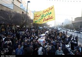 تشییع پیکر 8 شهید مدافع حرم در مشهد- عکس خبری تسنیم
