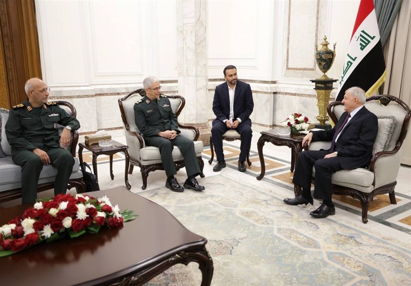 سرلشکر باقری با رئیس جمهور عراق دیدار کرد