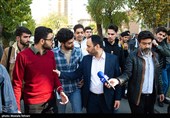 نشست علی بهادری جهرمی سخنگوی دولت با دانشجویان دانشگاه صنعتی امیرکبیر