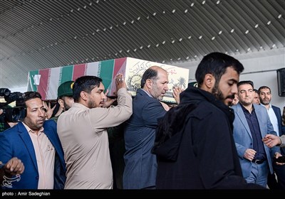 آئین استقبال از پیکر هشت شهید گمنام دفاع مقدس - شیراز