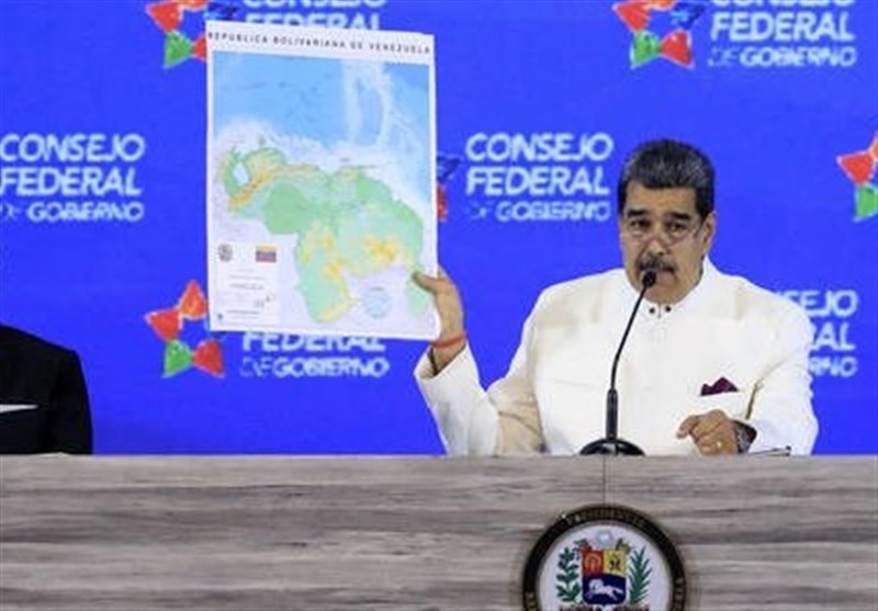 Venezuela President Asserts Claim to Disputed Territory with Updated Map Display