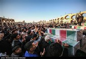 Mass Funerals of Unidentified Martyrs Held in Iran