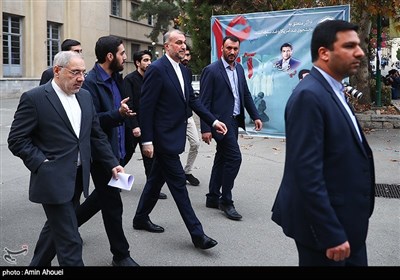 مراسم روز دانشجو در دانشگاه تهران با حضور وزیر امورخارجه