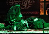 عزاداری حضرت زهرا (س) با تعزیه‌خوانی در ده‌زیار+ تصاویر
