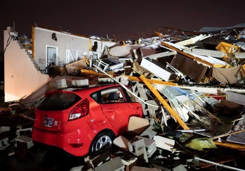6 کشته بر اثر طوفان سهمگین در تنسی آمریکا